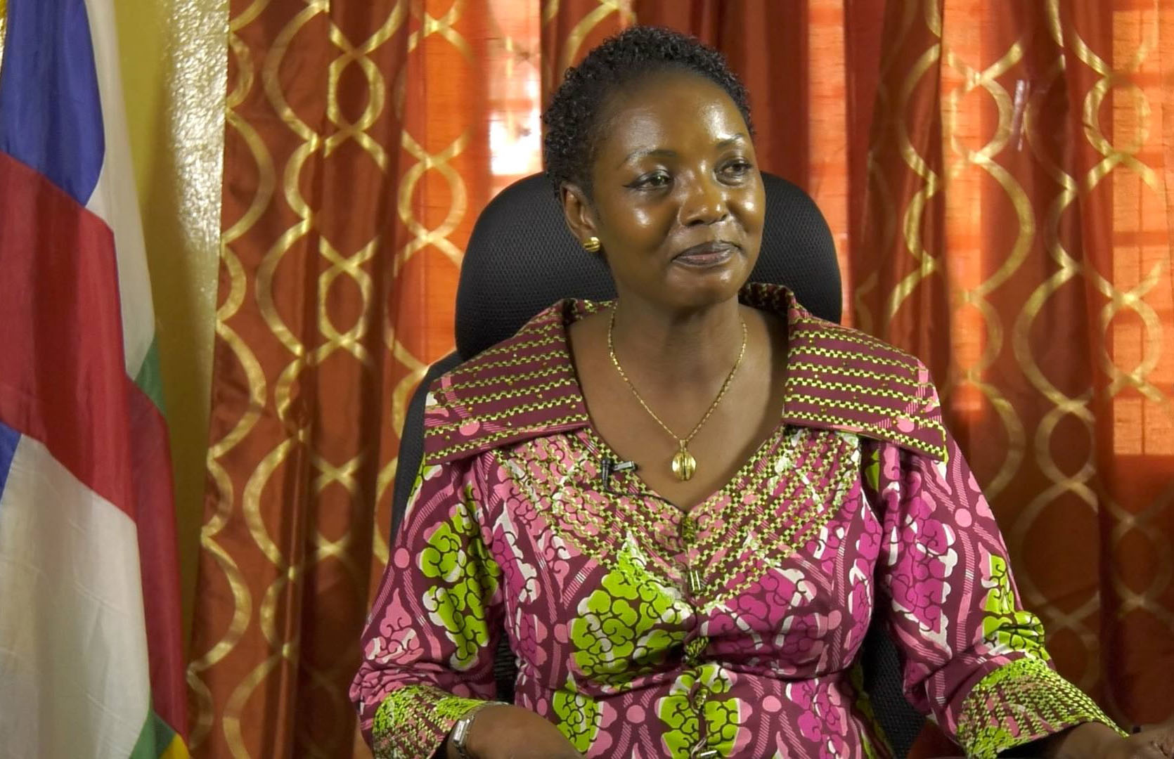 S.E. Mme Virginie BAIKOUA - Ministre de l'Action Humanitaire et de la Réconciliation Nationale